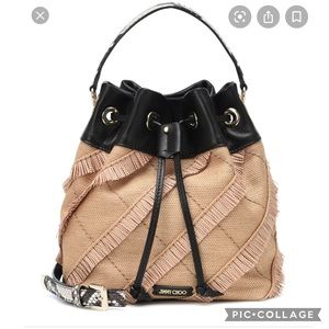 Jimmy Choo Juno Bucket Shoulder Bag